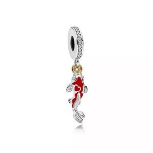 Red Koi Fish Charm